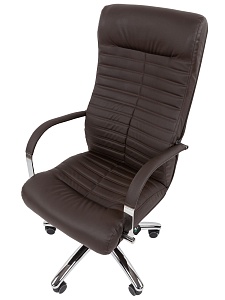 Офисное кресло CHAIRMAN 480, экокожа, коричневый N